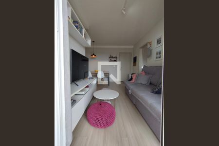 Sala de apartamento à venda com 2 quartos, 58m² em Vila Caraguata, São Paulo