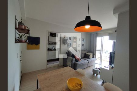 Sala de apartamento à venda com 2 quartos, 58m² em Vila Caraguata, São Paulo