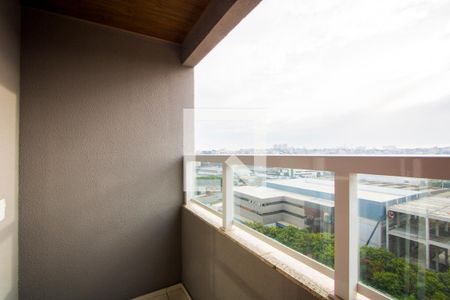 Varanda da sala de apartamento à venda com 2 quartos, 51m² em Vila Metalurgica, Santo André