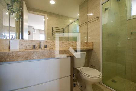 Banheiro de apartamento para alugar com 1 quarto, 48m² em Centro, Campinas