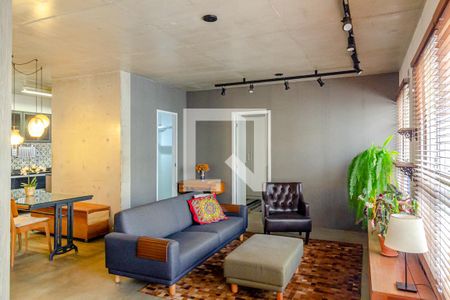 Sala de apartamento para alugar com 1 quarto, 74m² em Bela Vista, São Paulo