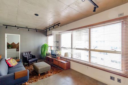 Sala de apartamento para alugar com 1 quarto, 74m² em Bela Vista, São Paulo