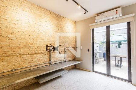 Sala/Cozinha de casa de condomínio à venda com 1 quarto, 100m² em Indianópolis, São Paulo