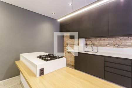 Sala/Cozinha de casa de condomínio à venda com 1 quarto, 100m² em Indianópolis, São Paulo