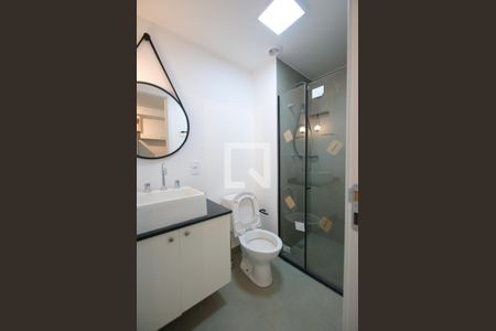 Banheiro de apartamento para alugar com 1 quarto, 30m² em Vila Dom Pedro I, São Paulo
