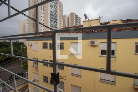 Vista da Sala de apartamento à venda com 1 quarto, 35m² em Jardim Europa, Porto Alegre