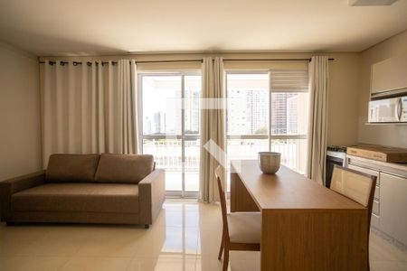 Sala de apartamento para alugar com 1 quarto, 52m² em Setor Bueno, Goiânia