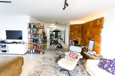 Sala de apartamento à venda com 3 quartos, 129m² em Paraíso do Morumbi, São Paulo