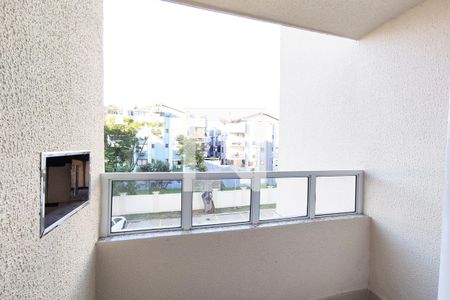 Sacada com churrasqueira  de apartamento à venda com 2 quartos, 43m² em Vila Rosa, Novo Hamburgo