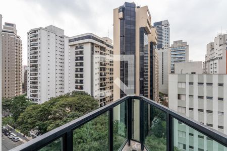Varanda de apartamento à venda com 1 quarto, 42m² em Itaim Bibi, São Paulo