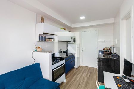 Sala/Cozinha/Lavanderia de apartamento para alugar com 1 quarto, 28m² em Vila Ema, São Paulo