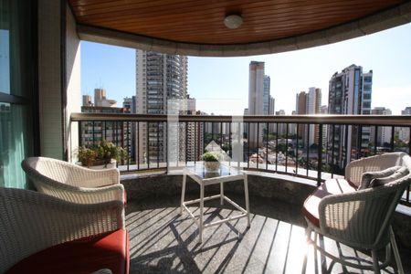 Varanda da Sala de apartamento à venda com 3 quartos, 234m² em Jardim Anália Franco, São Paulo