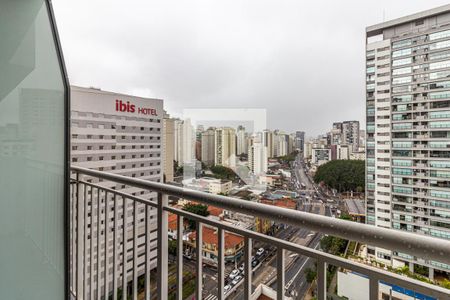 Varanda de apartamento à venda com 1 quarto, 27m² em Vila Nova Conceição, São Paulo