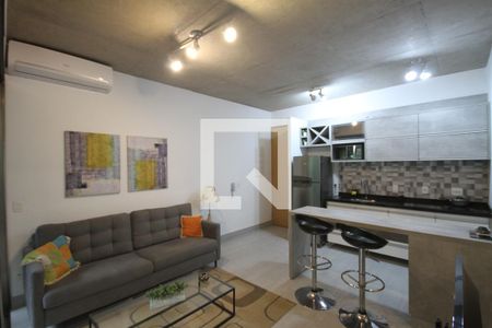 Apartamento para alugar com 44m², 1 quarto e 1 vagaSala