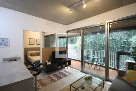 Apartamento para alugar com 44m², 1 quarto e 1 vagaSala