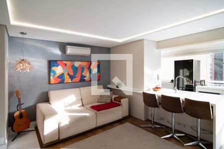 Sala de apartamento para alugar com 1 quarto, 54m² em Cidade Monções, São Paulo