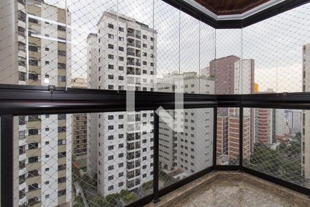 Varanda da Sala de apartamento à venda com 4 quartos, 206m² em Perdizes, São Paulo