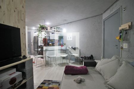Sala de apartamento à venda com 1 quarto, 58m² em Jardim Ampliação, São Paulo