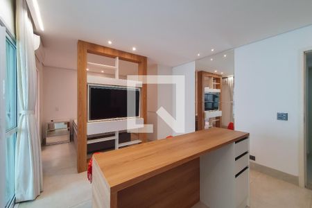 Sala / Cozinha de apartamento para alugar com 1 quarto, 40m² em Paraíso, São Paulo
