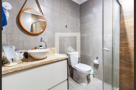 Banheiro da Suíte de apartamento à venda com 2 quartos, 100m² em Sítio Pinheirinho, São Paulo