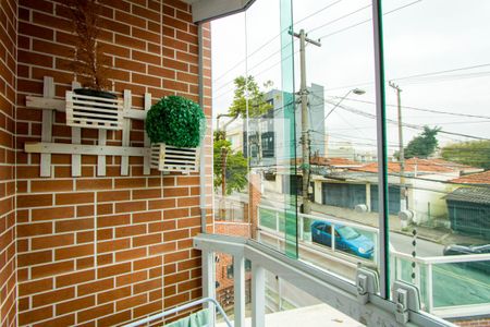 Varanda do quarto 1 de apartamento para alugar com 3 quartos, 75m² em Vila Helena, Santo André
