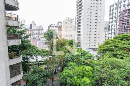 Vista da sala de apartamento à venda com 1 quarto, 30m² em Moema, São Paulo