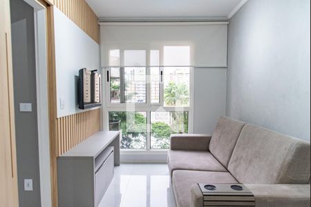 Sala de apartamento à venda com 1 quarto, 30m² em Moema, São Paulo