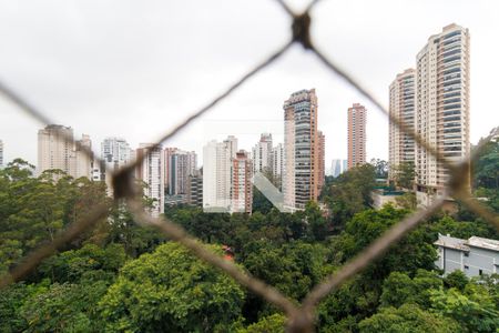 Vista da Varanda da Sala de apartamento para alugar com 1 quarto, 40m² em Paraíso do Morumbi, São Paulo