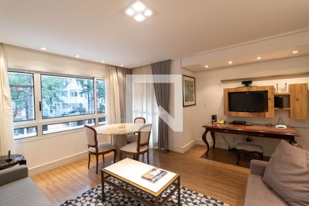 Sala de apartamento para alugar com 1 quarto, 66m² em Jardim Paulista, São Paulo