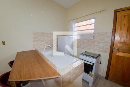 Cozinha de apartamento para alugar com 1 quarto, 25m² em São João do Rio Vermelho, Florianópolis