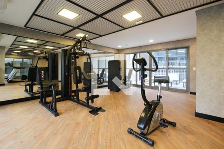 Apartamento à venda com 27m², 1 quarto e sem vaga Apartamento à venda com 27m², 1 quarto e sem vagaÁrea comum - Academia