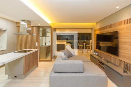 Sala de apartamento à venda com 2 quartos, 80m² em Santo Amaro, São Paulo