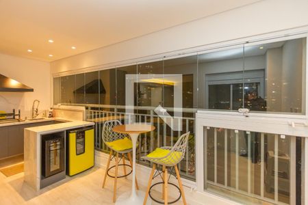 Varanda da Sala de apartamento à venda com 2 quartos, 80m² em Santo Amaro, São Paulo