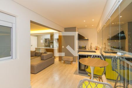Varanda da Sala de apartamento à venda com 2 quartos, 80m² em Santo Amaro, São Paulo
