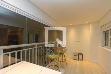Varanda da Sala de apartamento à venda com 2 quartos, 80m² em Santo Amaro, São Paulo