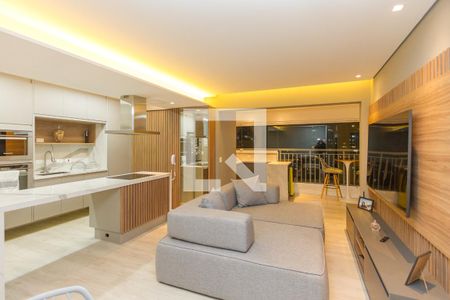 Sala de apartamento à venda com 2 quartos, 80m² em Santo Amaro, São Paulo
