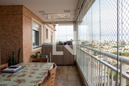Varanda da Sala de apartamento à venda com 3 quartos, 93m² em Vila Maria Alta, São Paulo