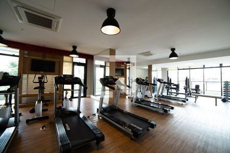 Apartamento para alugar com 38m², 1 quarto e 2 vagas Apartamento para alugar com 38m², 1 quarto e 2 vagasAcademia