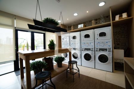 Apartamento para alugar com 38m², 1 quarto e 2 vagas Apartamento para alugar com 38m², 1 quarto e 2 vagasLavanderia