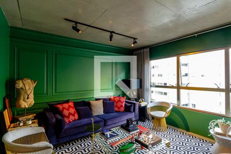 Sala de apartamento à venda com 1 quarto, 77m² em Bela Vista, São Paulo