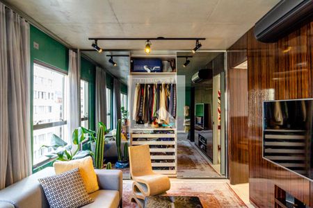 Sala de apartamento à venda com 1 quarto, 77m² em Bela Vista, São Paulo