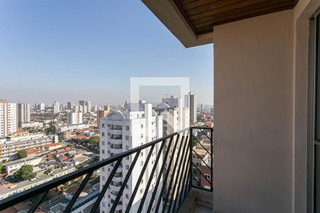 Varanda da Sala de apartamento para alugar com 2 quartos, 64m² em Vila Esperança, São Paulo