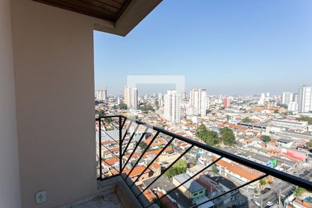 Varanda da Sala de apartamento para alugar com 2 quartos, 64m² em Vila Esperança, São Paulo
