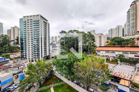 Vista da Varanda de apartamento para alugar com 1 quarto, 38m² em Vila Andrade, São Paulo