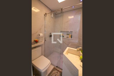 Banheiro Suíte 2 de apartamento à venda com 2 quartos, 124m² em Vila Invernada, São Paulo