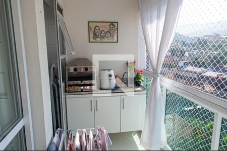 Varanda de apartamento para alugar com 2 quartos, 55m² em Pechincha, Rio de Janeiro