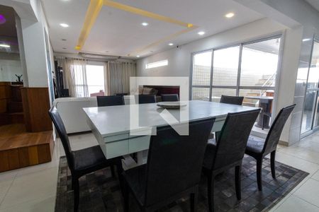 Detalhe da sala de jantar de apartamento para alugar com 3 quartos, 386m² em Guilhermina, Praia Grande