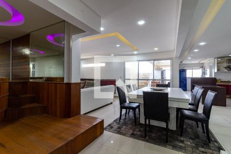 Sala de jantar de apartamento para alugar com 3 quartos, 386m² em Guilhermina, Praia Grande