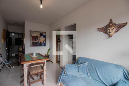 Sala de apartamento à venda com 1 quarto, 48m² em Jardim do Salso, Porto Alegre