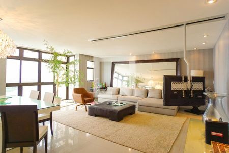 Sala de apartamento para alugar com 3 quartos, 140m² em Barra da Tijuca, Rio de Janeiro